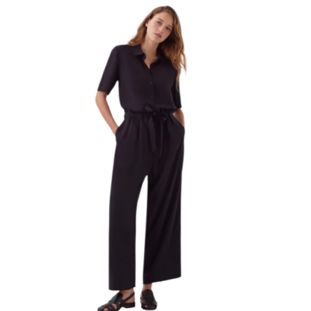 Comptoir Des Cotonniers Short Sleeve Airy Jumpsuit - Size XXS